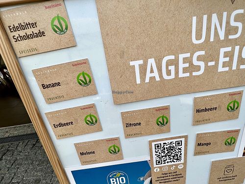 vegan items  at Buonissimo in Kulmbach