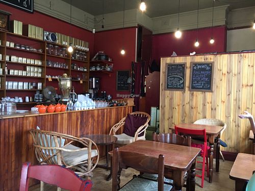 inside  at Tea Sutra Teahouse in Newcastle Upon Tyne