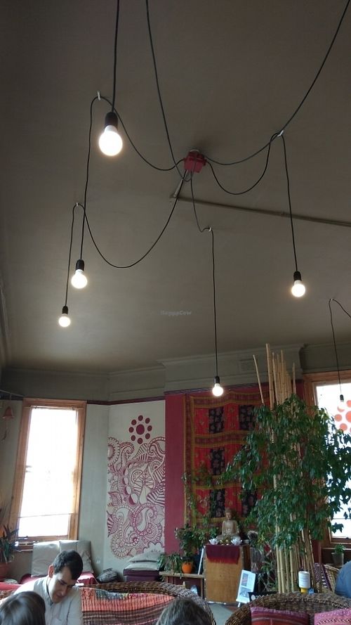 great décor at Tea Sutra Teahouse in Newcastle Upon Tyne