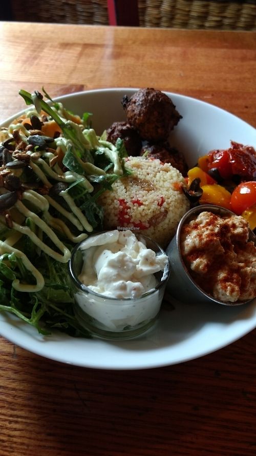 lebanese bowl at Tea Sutra Teahouse in Newcastle Upon Tyne