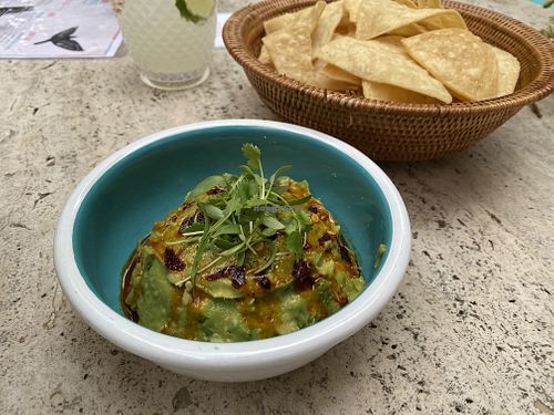 Guacamole and chips   at De Buena Planta in Los Angeles