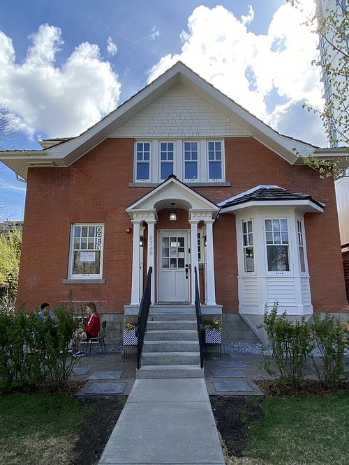   at Stopgap Coffee in Edmonton