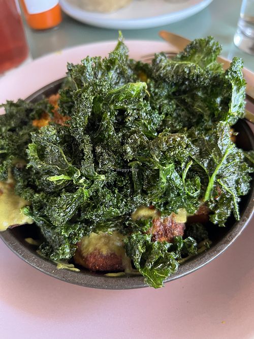 Bfast Hash with added tofu scramble  at Beautiful Day in La Quinta