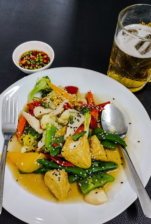 Mix veggies. at Chada Vegetarian Restaurant in Chiang Mai