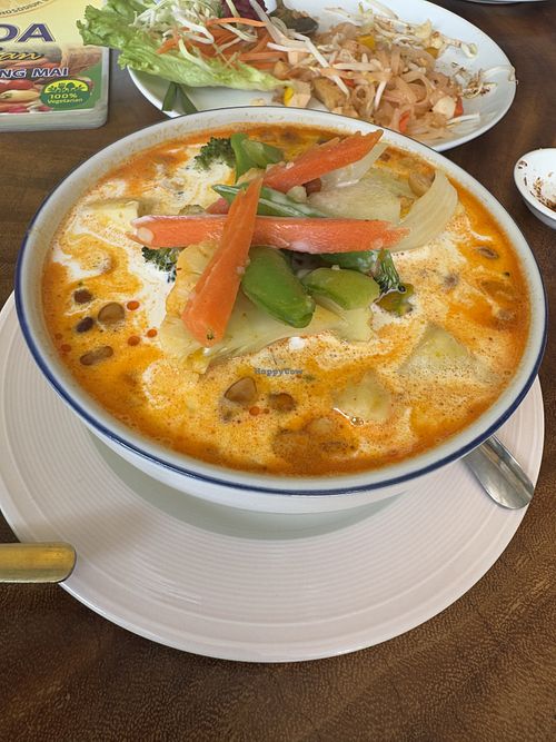 Masaman curry   at Chada Vegetarian Restaurant in Chiang Mai