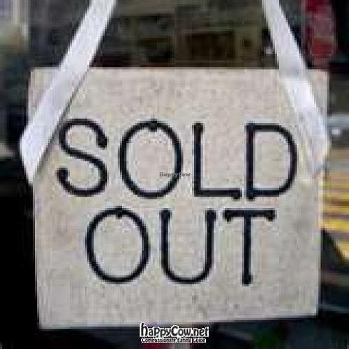 Sold out at Liguria Bakery in San Francisco