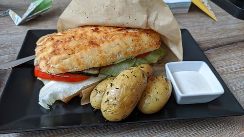 Panini Apulien at Bistro La Cucina Verde in Saarbrucken