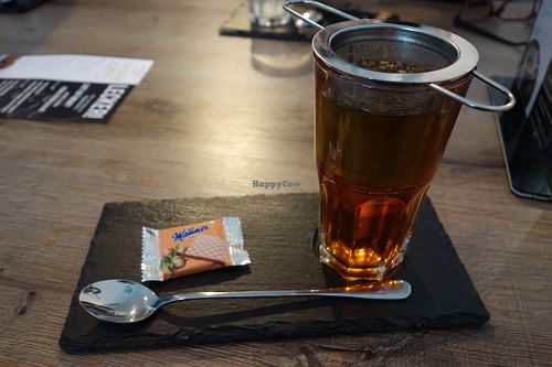 "Creme brulée" rooibos tea at Bistro La Cucina Verde in Saarbrucken
