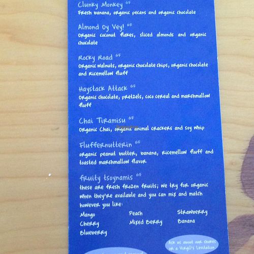 more tsoynami choices! at nami Vegan Sweets in Phoenix