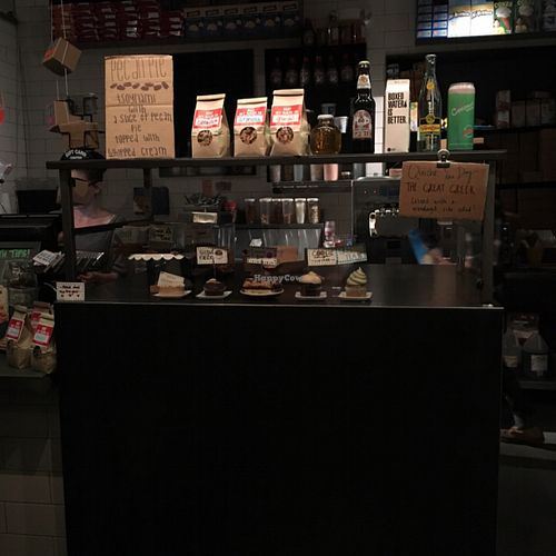 the donut/dessert case has disappeared at nami Vegan Sweets in Phoenix