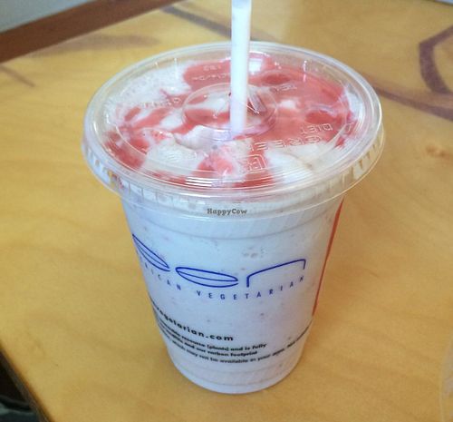 Strawberry milkshake at nami Vegan Sweets in Phoenix