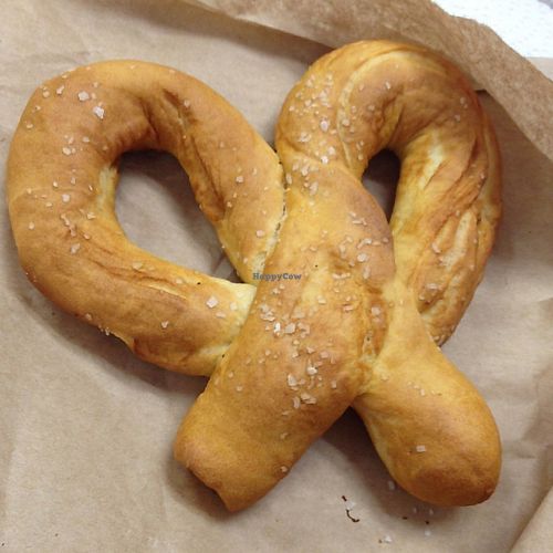 they had pretzels today for National Pretzel Day at nami Vegan Sweets in Phoenix