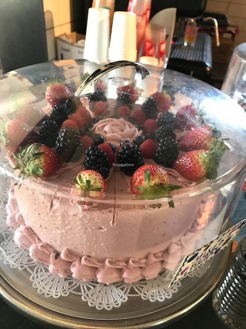vegan Mixed Berry cake at nami Vegan Sweets in Phoenix