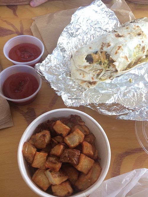 burrito  at nami Vegan Sweets in Phoenix