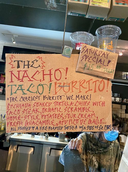 Saturday Special, so creative!  at nami Vegan Sweets in Phoenix