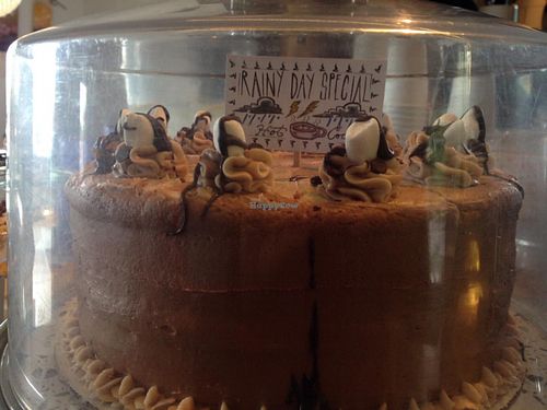 Hot Cocoa cake (delicious!) at nami Vegan Sweets in Phoenix