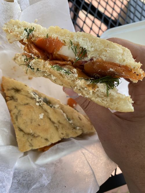 Carrot “lox"  at The Humble Peach in Amherst