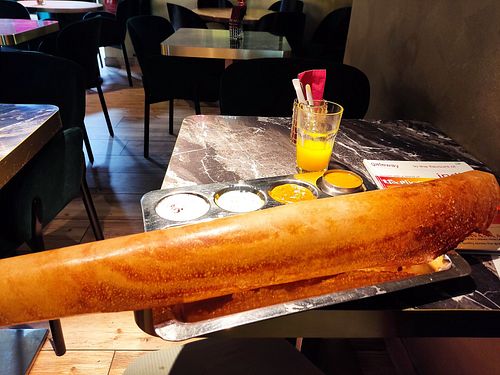 Huge masala dosa at Saravanaa Bhavan in Cologne