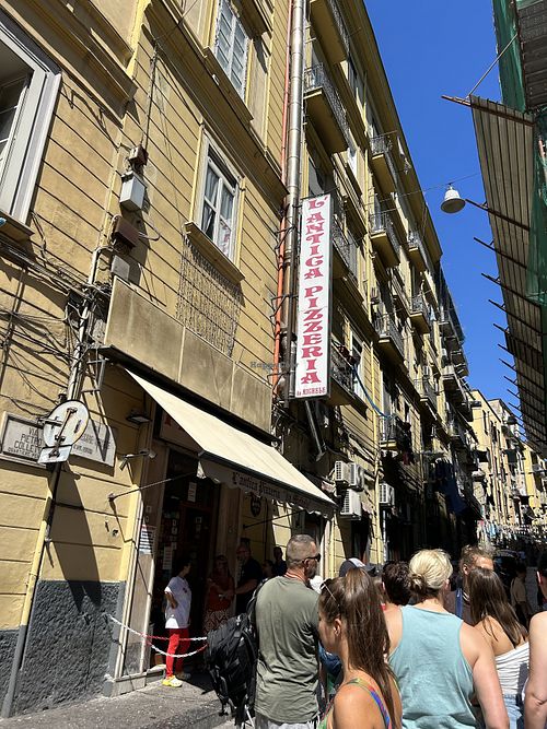   at Pizzeria da Michele in Naples