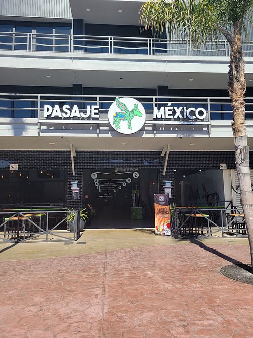 Outside at Bhumi in Tijuana