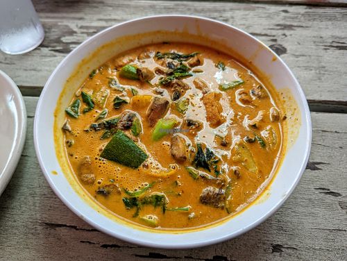 Vegan curry. at Madam Mam's in Austin