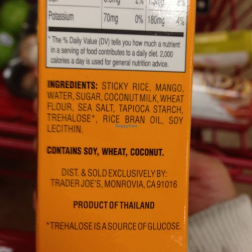 All vegan ingredients!   :) at Trader Joe's - Masonic Ave in San Francisco
