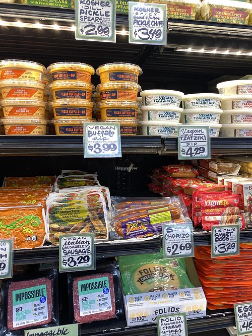 Vegan Section   at Trader Joe's - Bay St in San Francisco