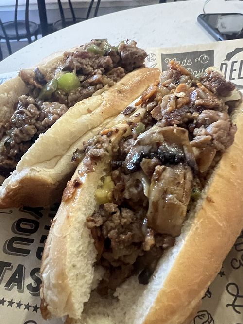 Steak bomb sandwich   at Not Ya Mama's Vegan Cafe in Salem