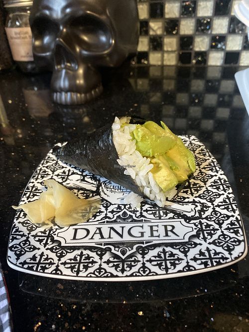 Avocado Hand Roll and Fresh Ginger $5.95/EA  at Joy Sushi in San Leandro