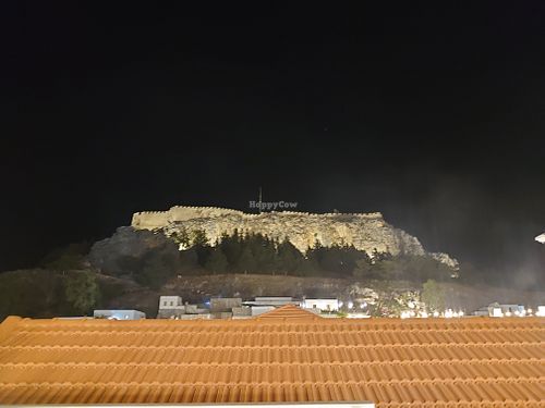 View at Mystilli Roof Garden in Rhodes