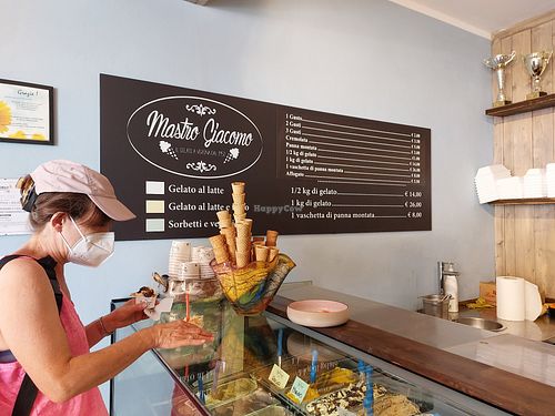 Last one says sorbet and vegan at Mastro Giacomo in Bosco Chiesanuova