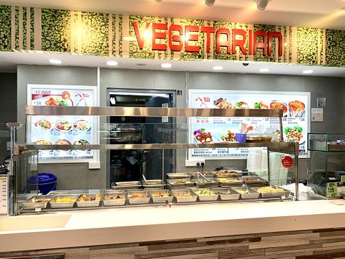 Inside Kopitiam food court   at Eight Immortals Vegetarian - 八仙素食园 - Bukit Panjang in West Singapore