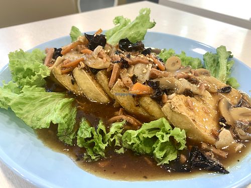Homemade Tofu. Nice 👍🏼but overall their zichar are quite salty. Ask for reduced salt if u need    at Eight Immortals Vegetarian - 八仙素食园 - Bukit Panjang in West Singapore