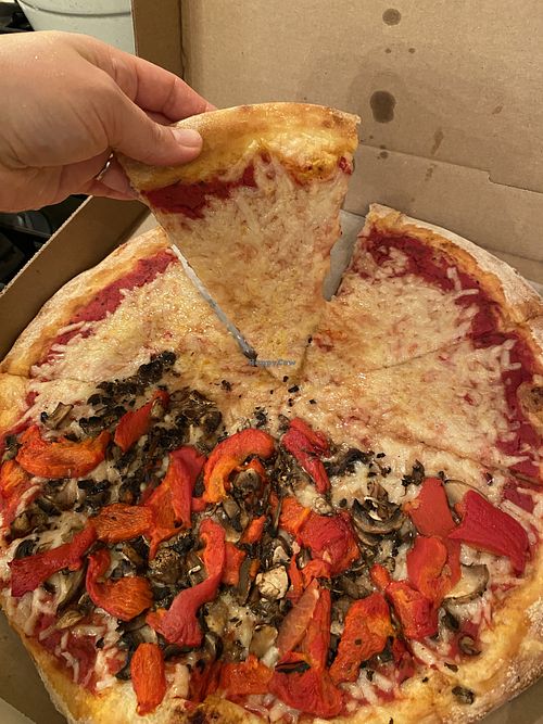 Melty cheese at GT Pizza in Lutherville-timonium