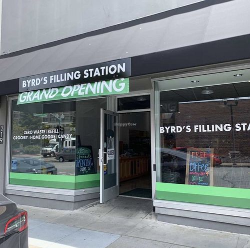Store front   at Byrd's Filling Station in San Mateo