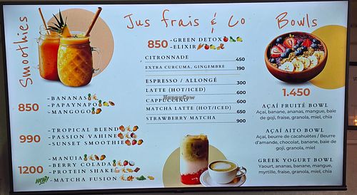  at Tahiti Smoothies in Tahiti