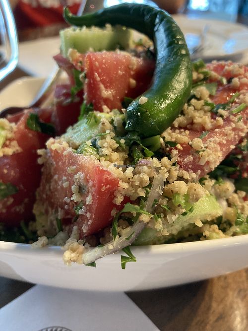 Walnut salad  at Chashnagiri in Tbilisi