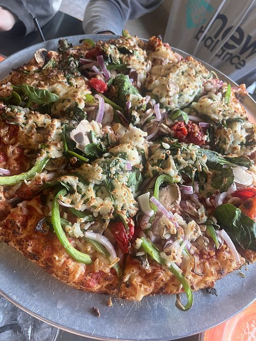 The veggie - sub vegan cheesee  at Molly's Pizzeria in Chillicothe