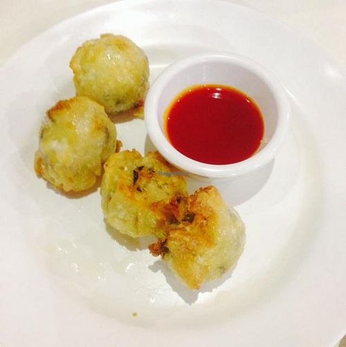 vege dim dims at The Hub's Wok in Fortitude Valley