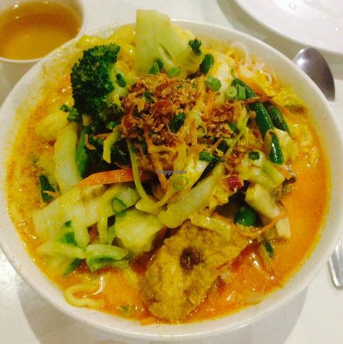 vege laksa at The Hub's Wok in Fortitude Valley