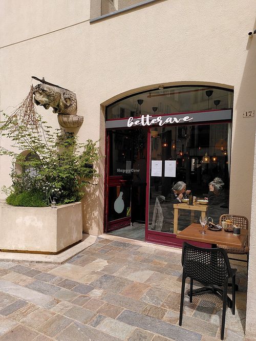 Entrance (terrace side) at Betterave in Dijon