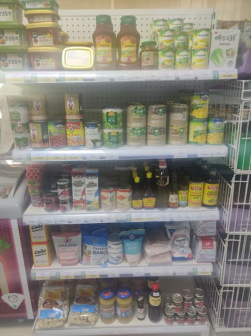 Inside at Vegan Market in Ulaanbaatar