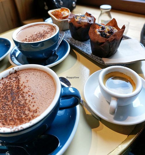 Hot chocolate (vegan) at Shoukâ in Chamonix-mont-blanc