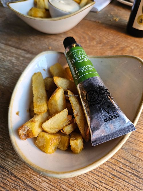 Leuk detail; lekkere vegan mayonaise at Het Heerenhuis in Wijdewormer