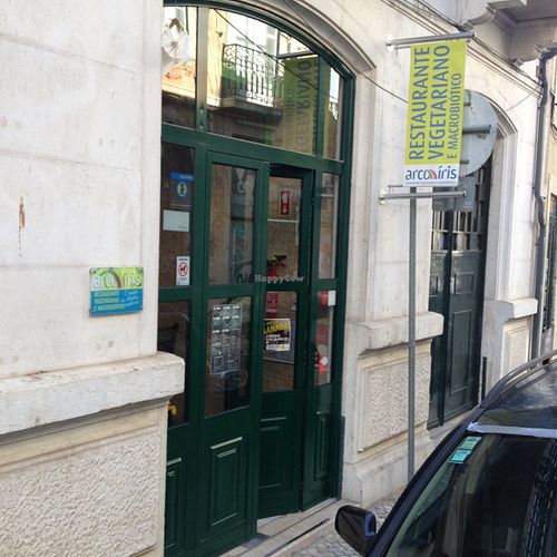 Outside at Arco Iris in Lisbon