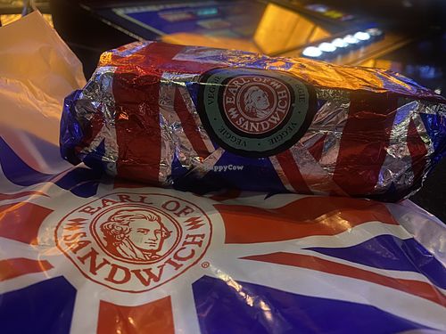 Wrapped Vegan Cannonballs! Sandwich   at Earl of Sandwich - Planet Hollywood in Las Vegas