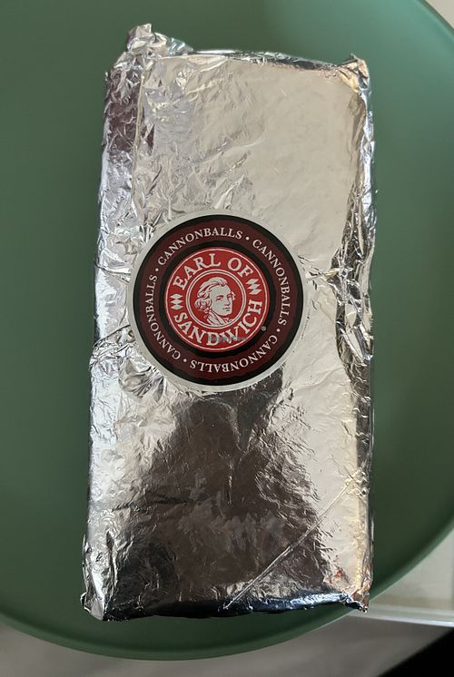 Vegan Cannonballs! sandwich   at Earl of Sandwich - Planet Hollywood in Las Vegas