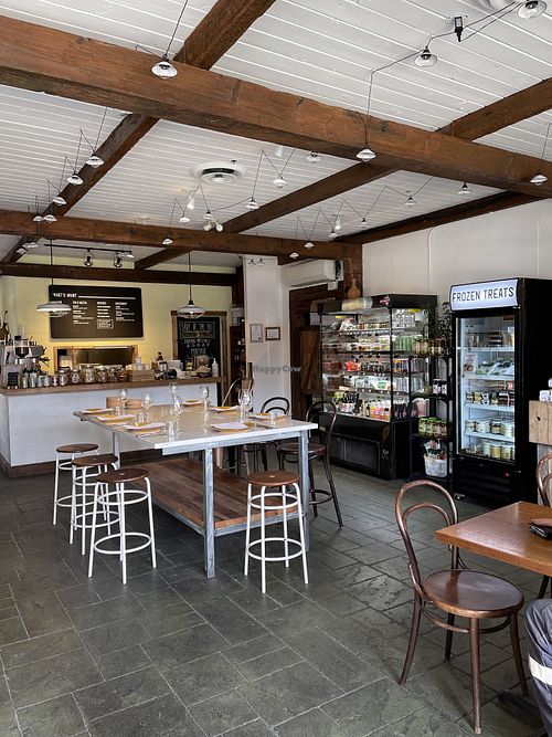 Interior seating  at JamJar in Sechelt