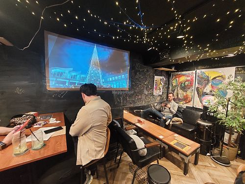 Inside at Cafe LA in Osaka