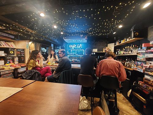 Inside at Cafe LA in Osaka